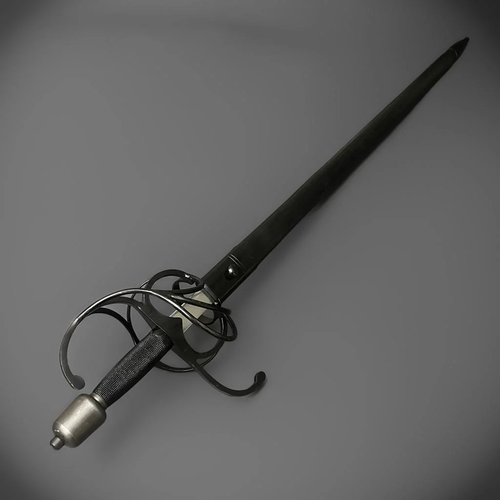 Black Hilted Rapier - Image 6