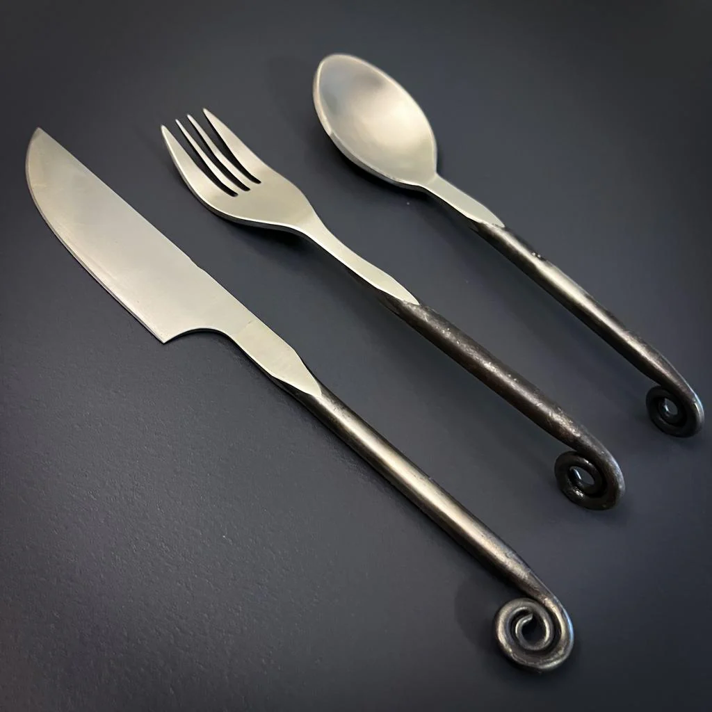 Hand-Forged Cutlery Set - Image 3