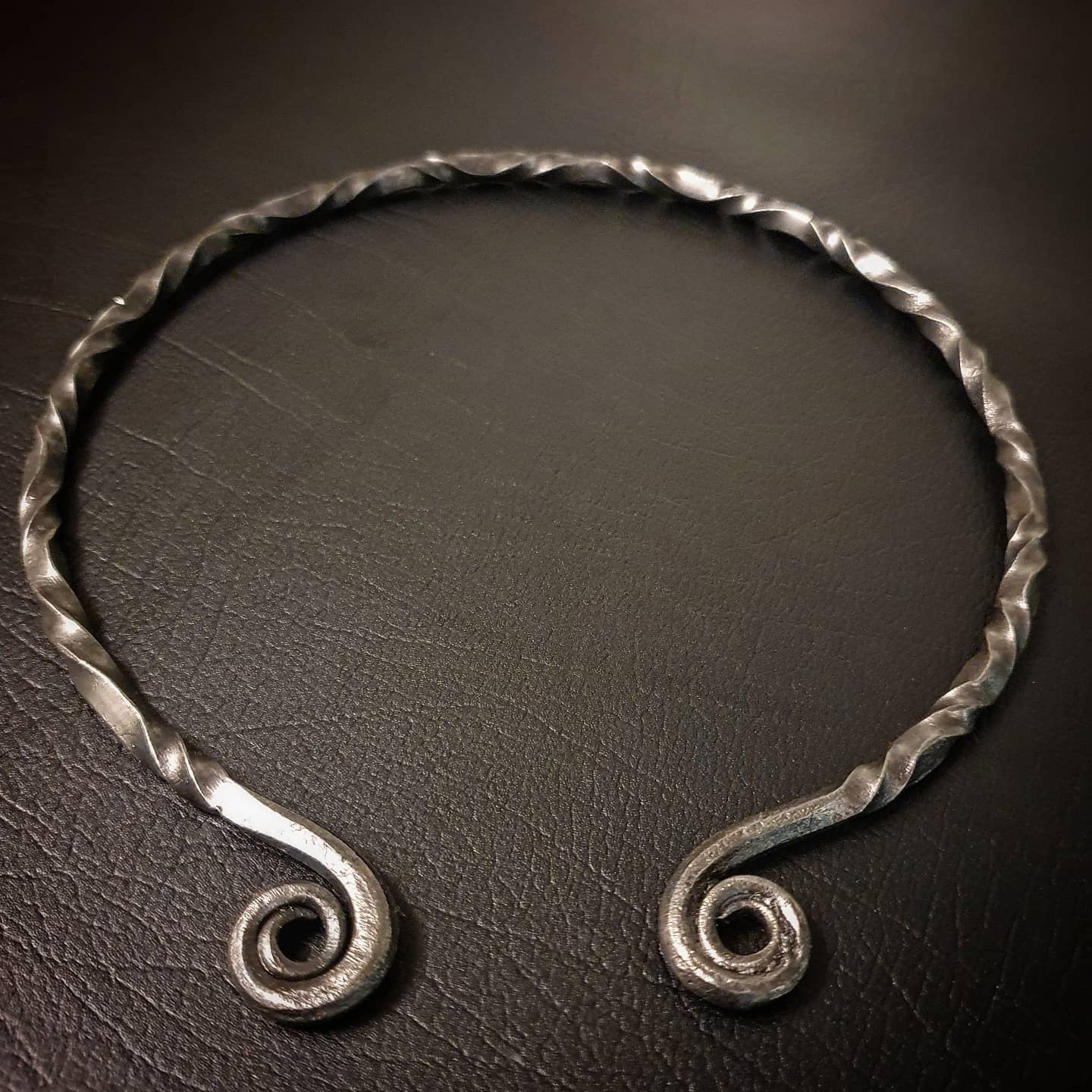 Hand Forged Neck Torc - Image 3