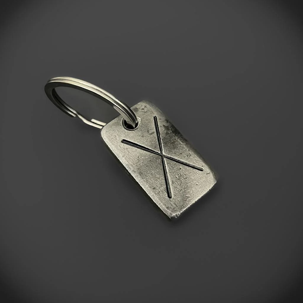 Hand-Forged Rune Keyrings - Image 10