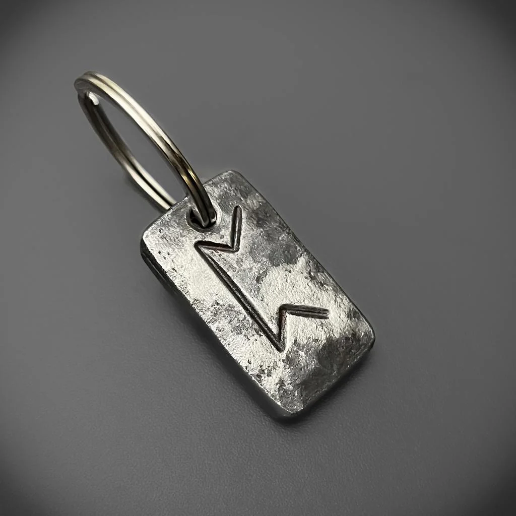 Hand-Forged Rune Keyrings - Image 17