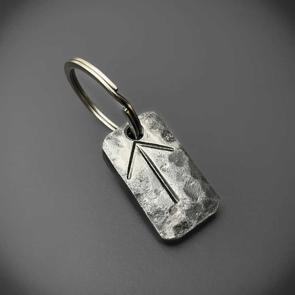 Hand-Forged Rune Keyrings - Image 21