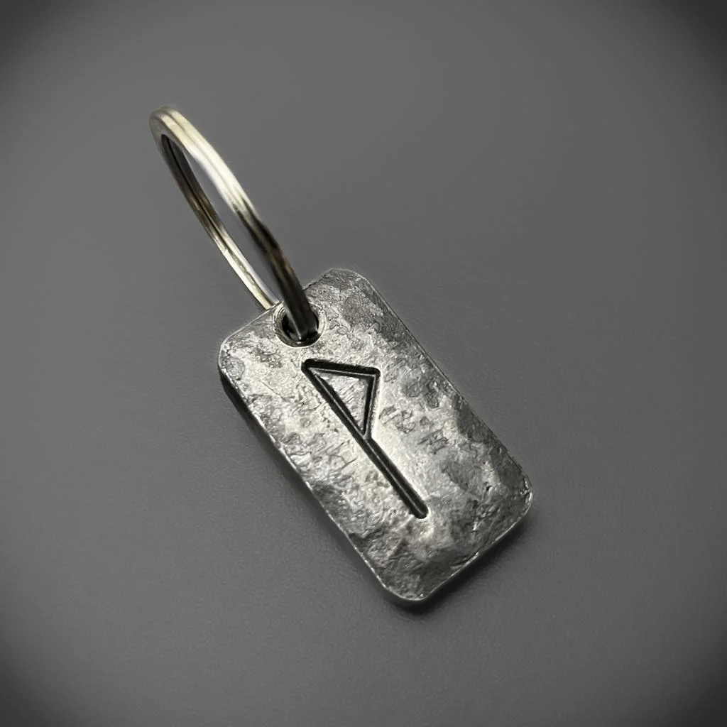 Hand-Forged Rune Keyrings - Image 23