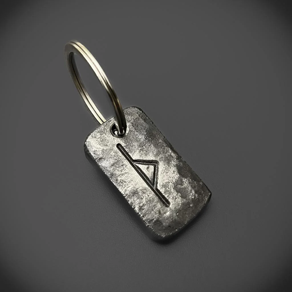 Hand-Forged Rune Keyrings - Image 24