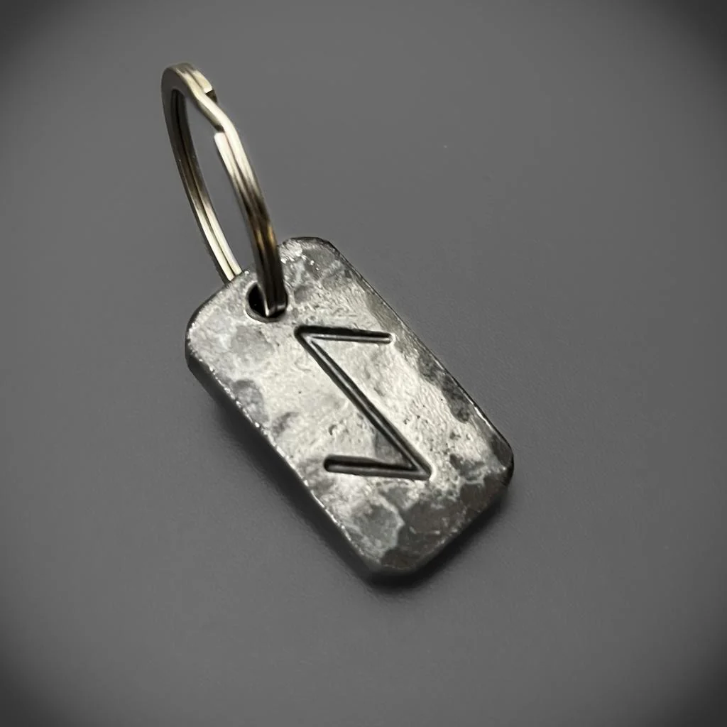 Hand-Forged Rune Keyrings - Image 26