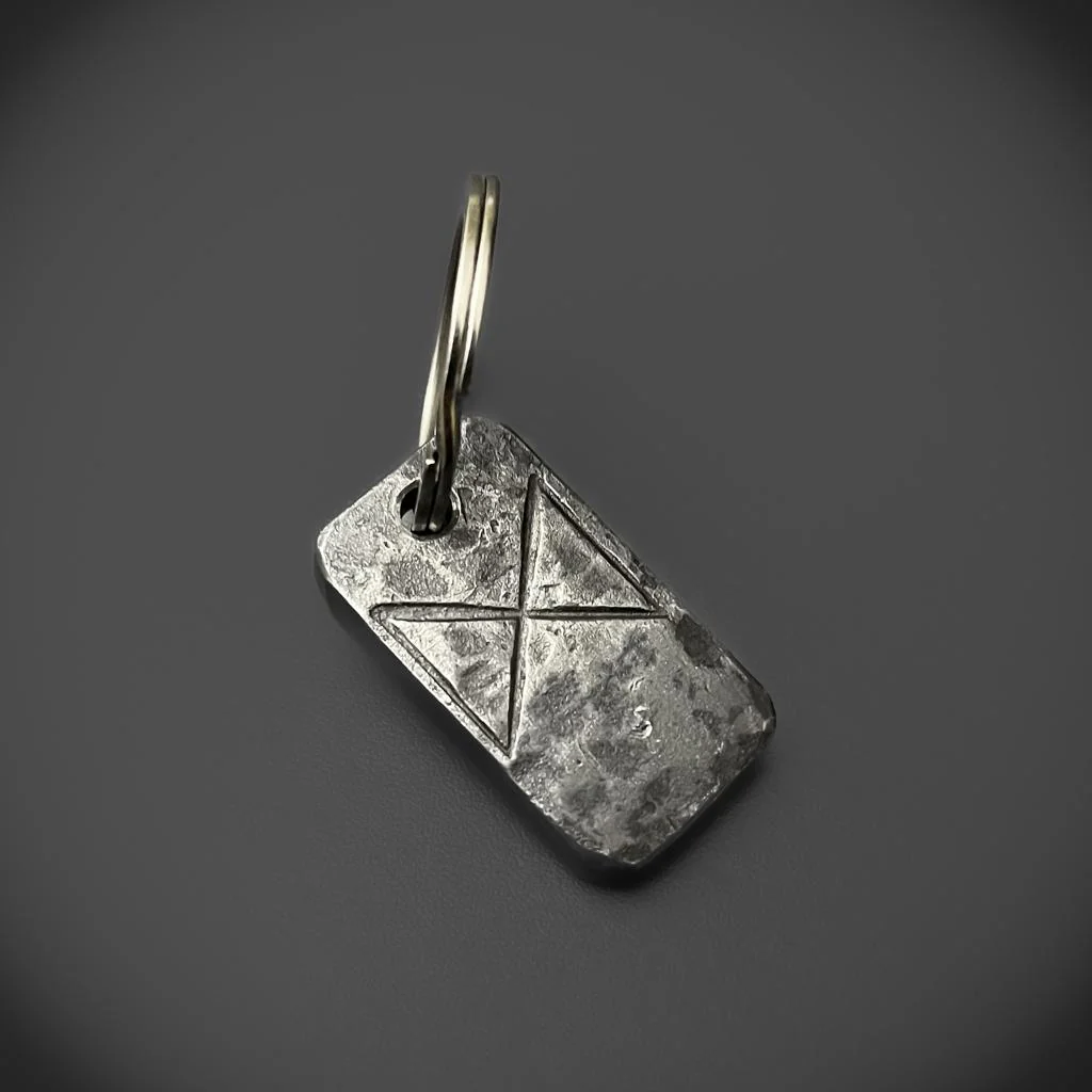 Hand-Forged Rune Keyrings - Image 6