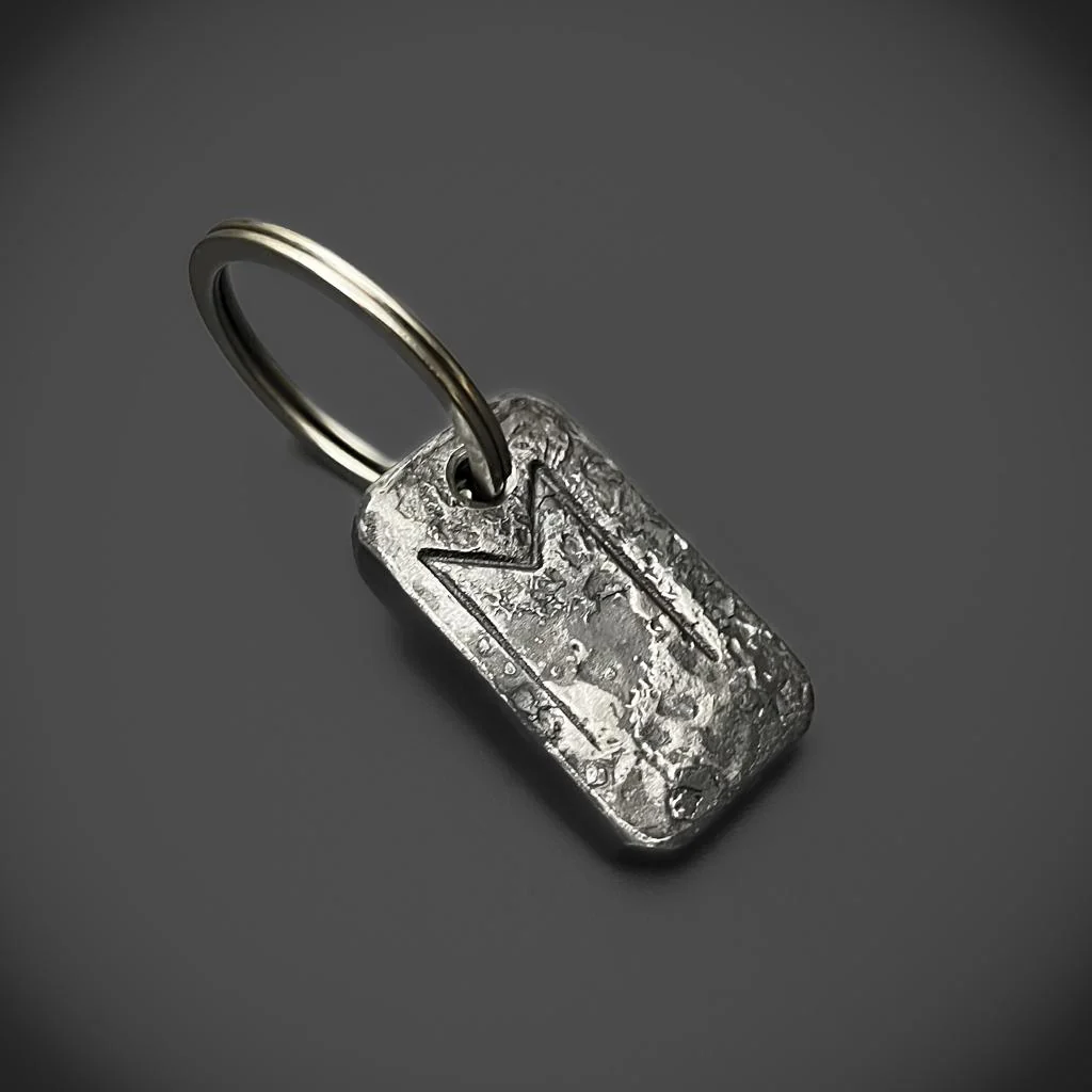 Hand-Forged Rune Keyrings - Image 7