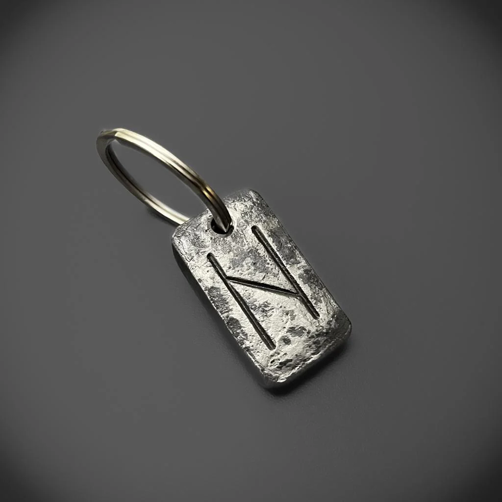 Hand-Forged Rune Keyrings - Image 9