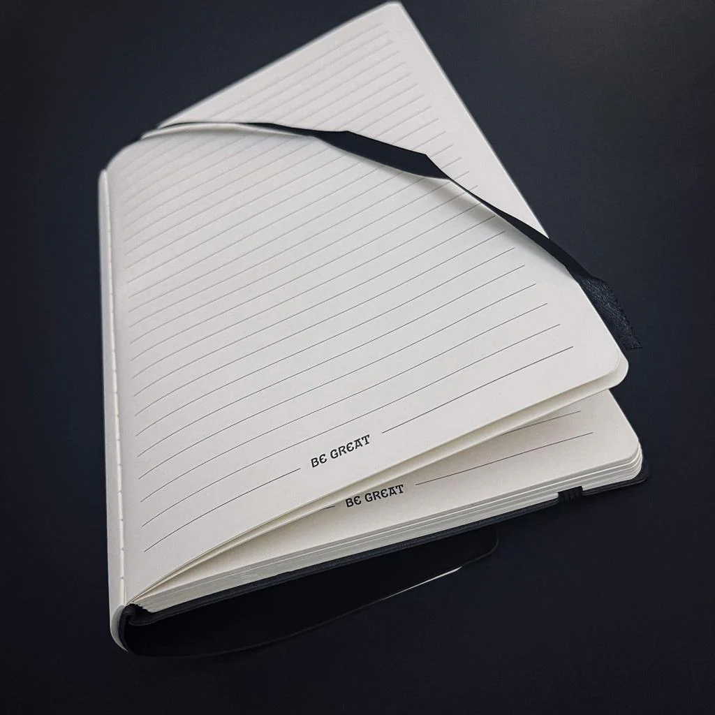 Soft-Touch Embossed Raven Forge Notebook - Image 4