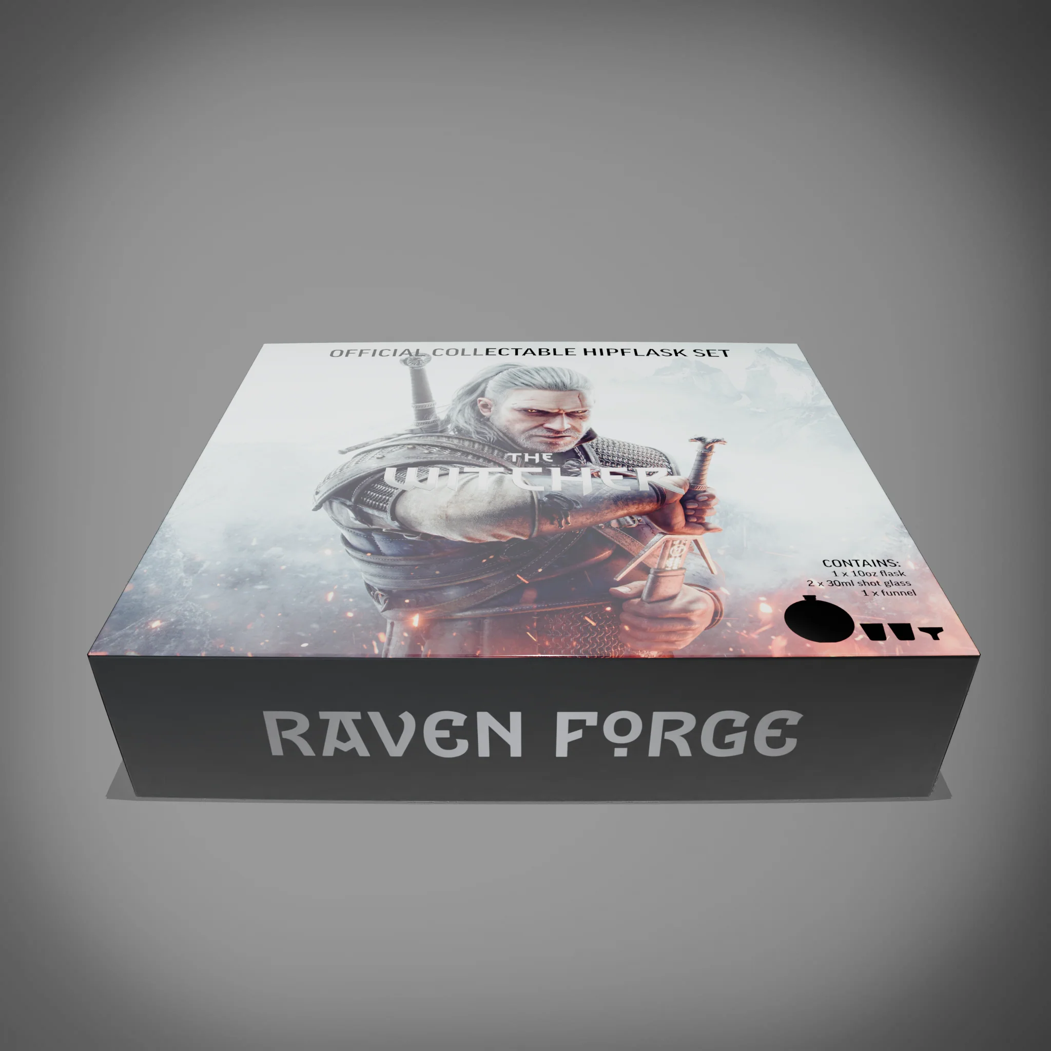 The Witcher Hip Flask Gift Set - Image 3