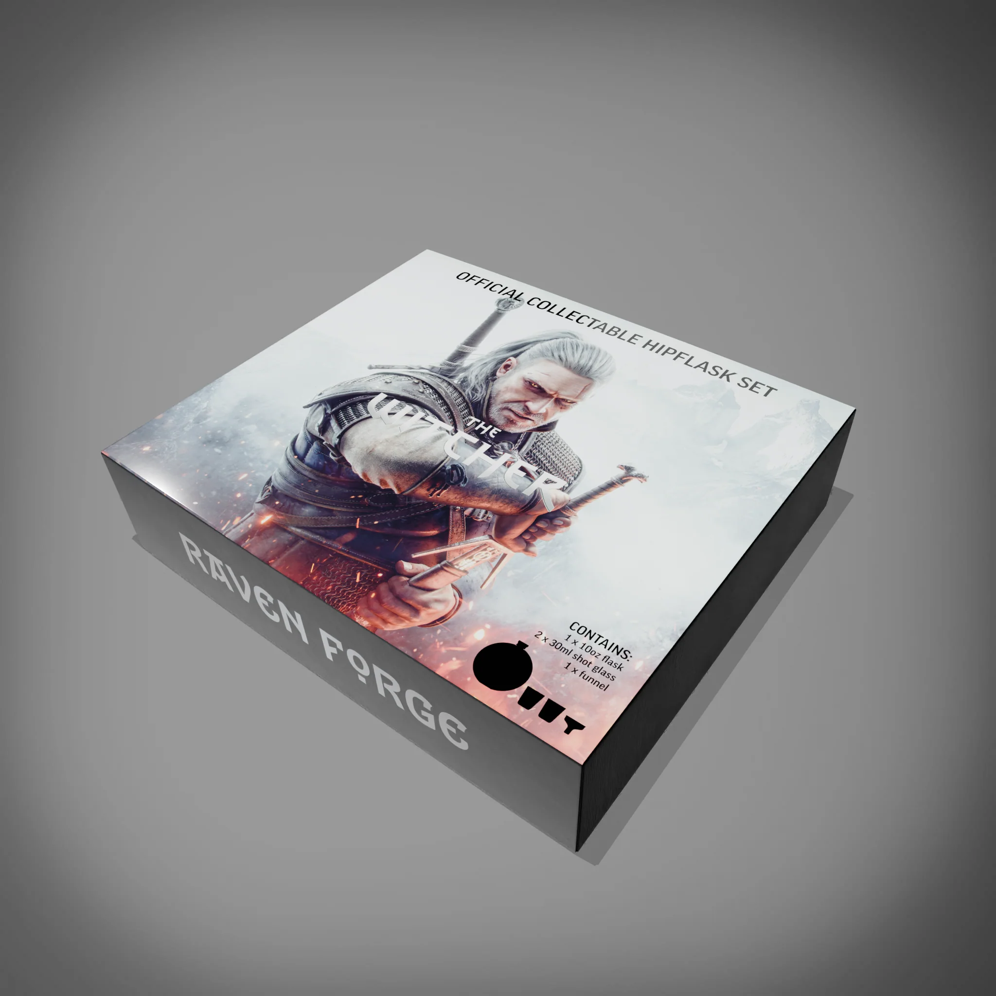 The Witcher Hip Flask Gift Set - Image 5