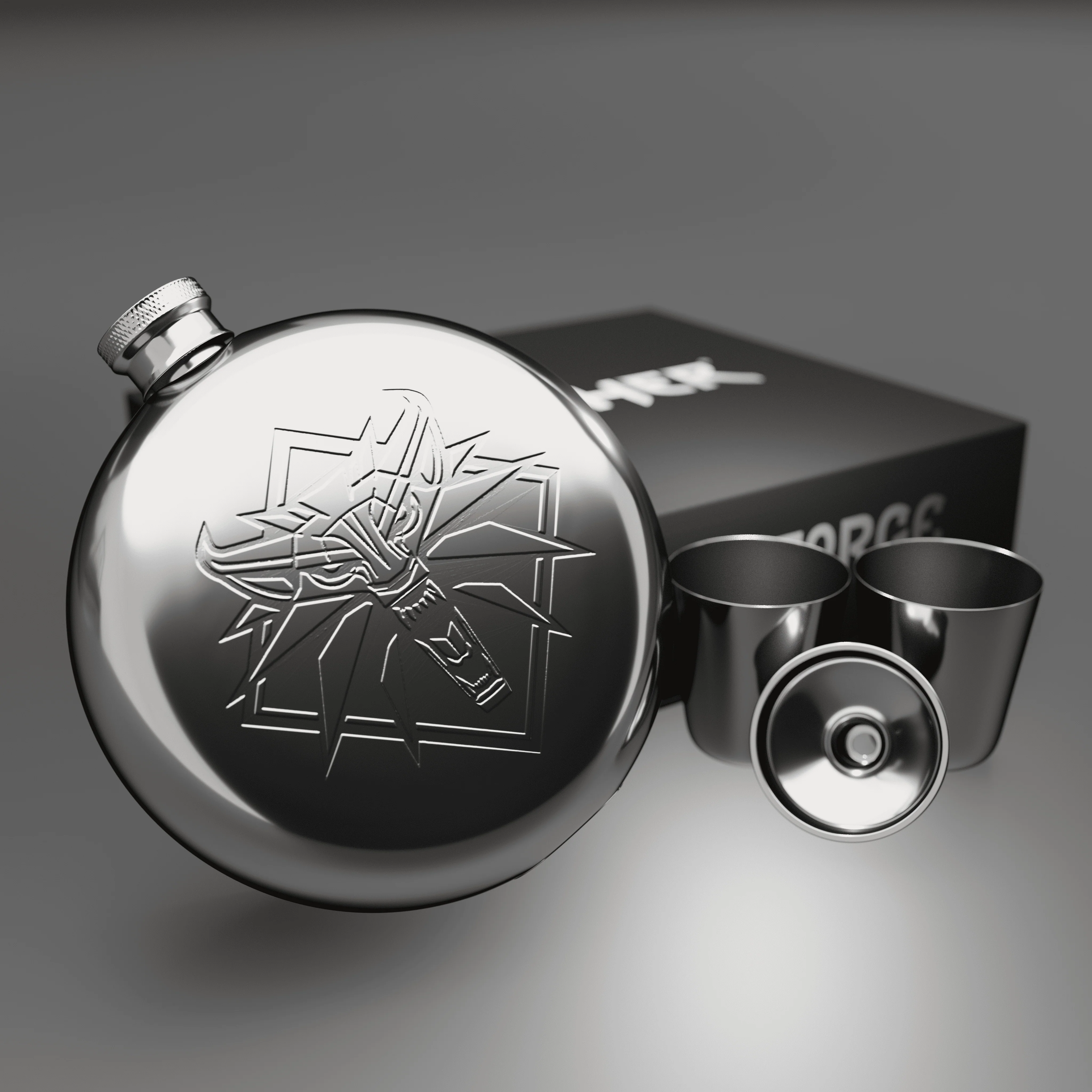 The Witcher Hip Flask Gift Set - Image 9