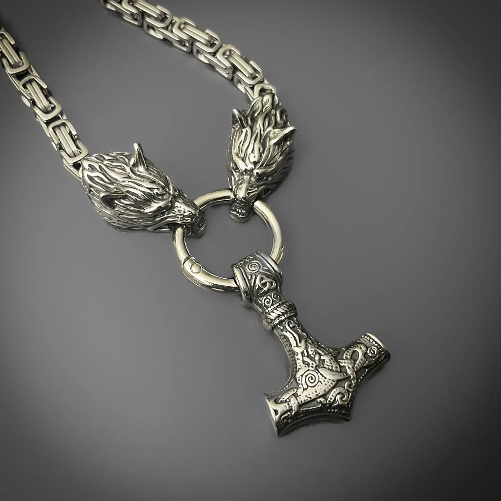 Wolves of Odin Pendant - Image 3